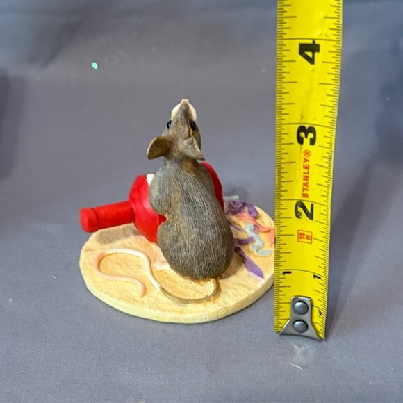 Vintage Mouse Figurine After The Party Mice Munro Anthropomorphic Popper Gift - Picture 3 of 4